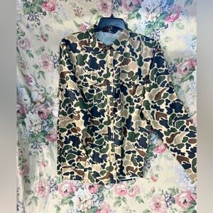 Men's Camouflage Casual Button Down Shirt